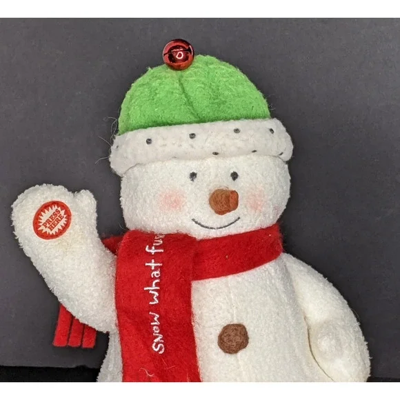 2004 Jingle Pals Snowman Dog Snow What Fun! Animated Singing Works Batteries - Picture 3 of 9